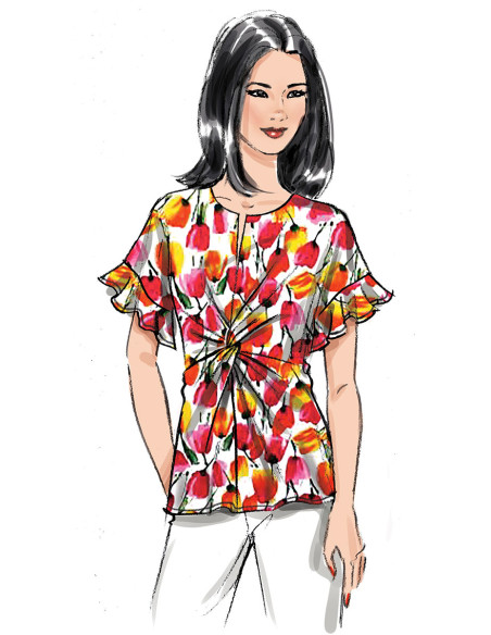Patrón de blusa - Butterick 6899