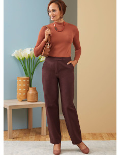 Patrón de pantalón con cinturón - Butterick 6910