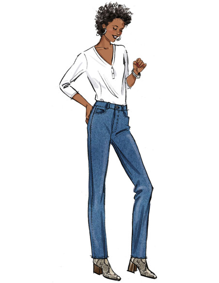 Patrón de jean - Butterick 6911