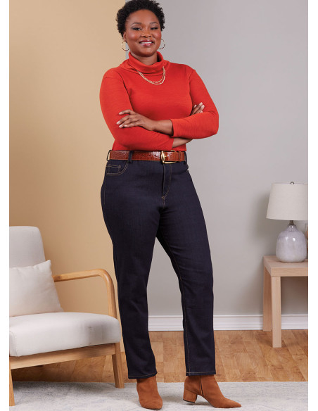 Patrón de jean - Butterick 6912