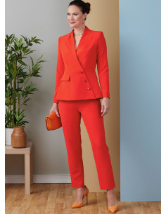 Patrón de chaqueta y pantalón - Butterick 6915