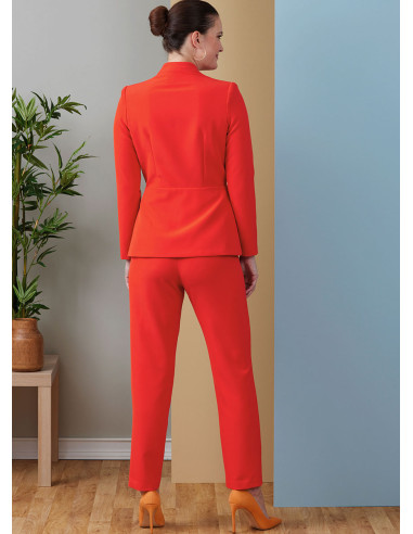 Patrón de chaqueta y pantalón - Butterick 6915