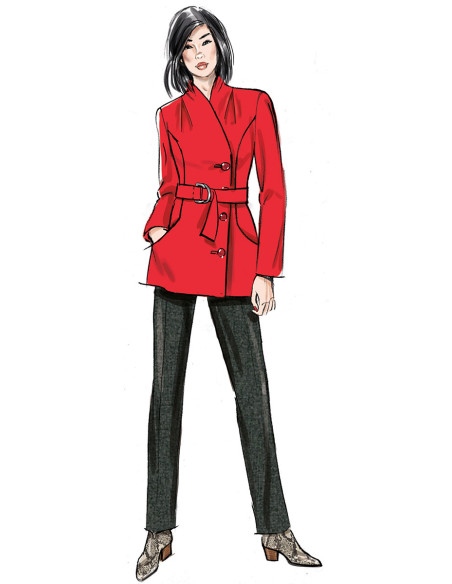 Patrón de chaqueta - Butterick 6917