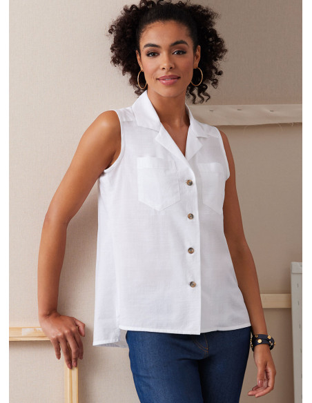 Patrón de camisa - Butterick 6924