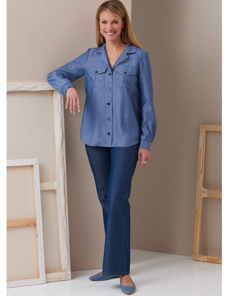 Patrón de camisa - Butterick 6924