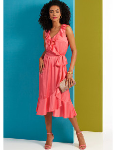 Patrón de vestido y cinturón - Butterick 6926