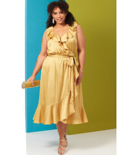 Patrón de vestido y cinturón - Butterick 6927