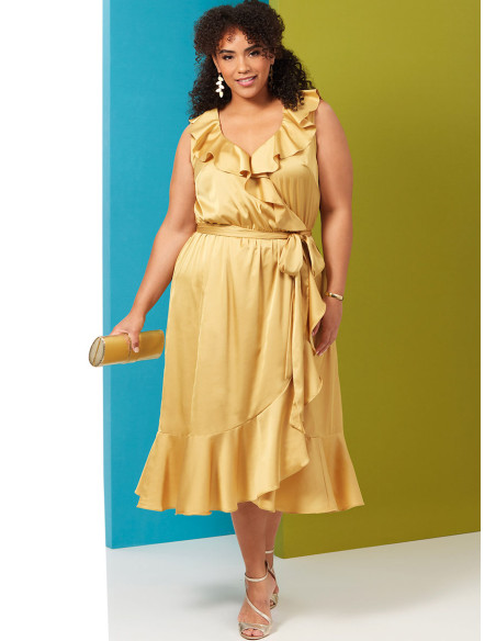 Patrón de vestido y cinturón - Butterick 6927