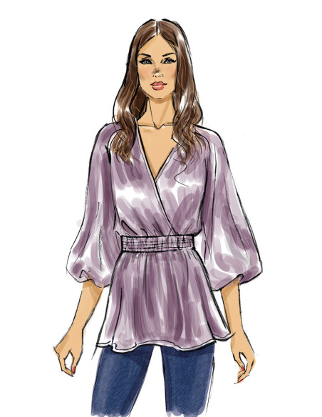 Patrón de blusa - Butterick 6930