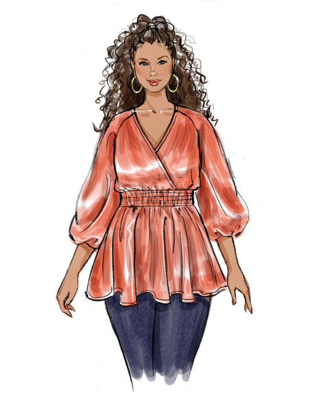 Patrón de blusa - Butterick 6931