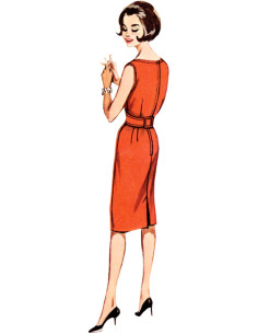 Patrón de vestido vintage - Butterick 6955