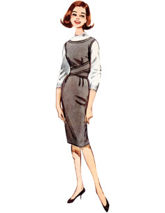 Patrón de vestido vintage - Butterick 6955 2