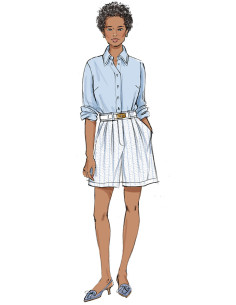 Patrón de camisa - Butterick 6946 2