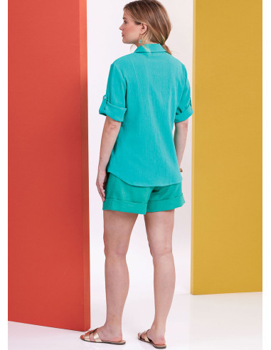 Patrón de camisa - Butterick 6946