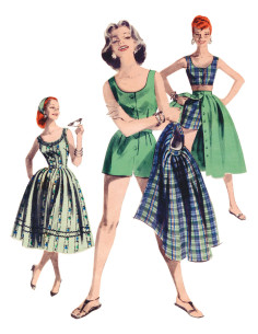 Patrón de vestido vintage - Butterick 6939