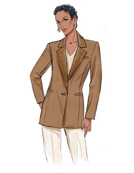 Patrón de chaqueta - Butterick 6960