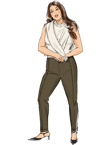 Patrón de pantalón - Butterick 6964