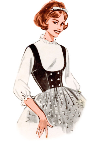 Patrón de chaleco - Butterick 7018