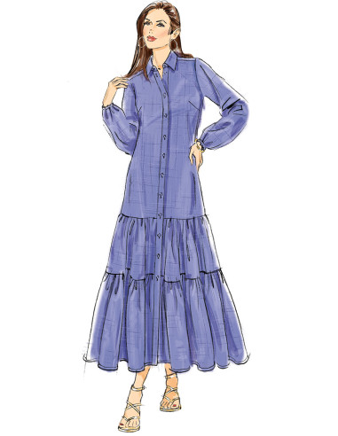 Patrón de vestido - Butterick 6977