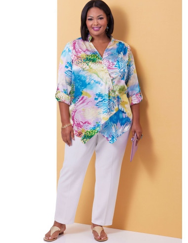 Patrón de camisa - Butterick 6980