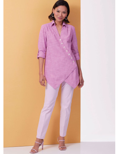 Patrón de camisa - Butterick 6980