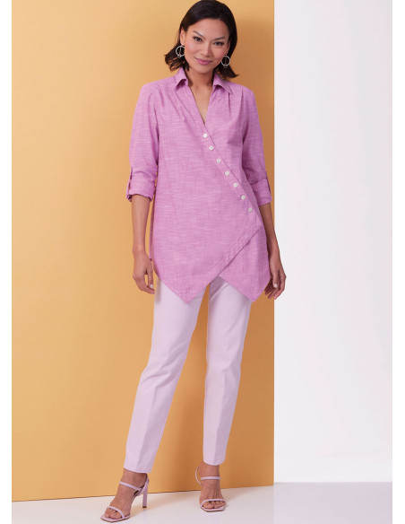 Patrón de camisa - Butterick 6980