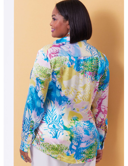 Patrón de camisa - Butterick 6980