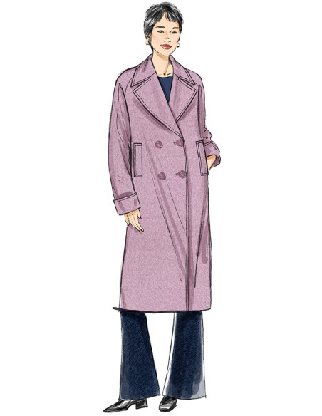Patrón de chaqueta - Butterick 7007