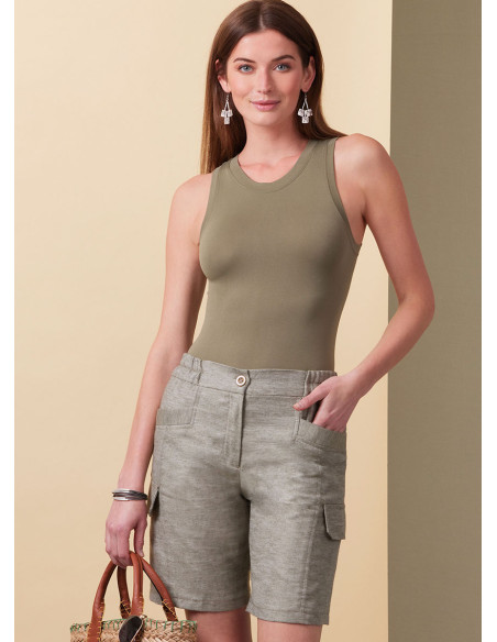 Patrón de short o pantalón - Butterick 6998
