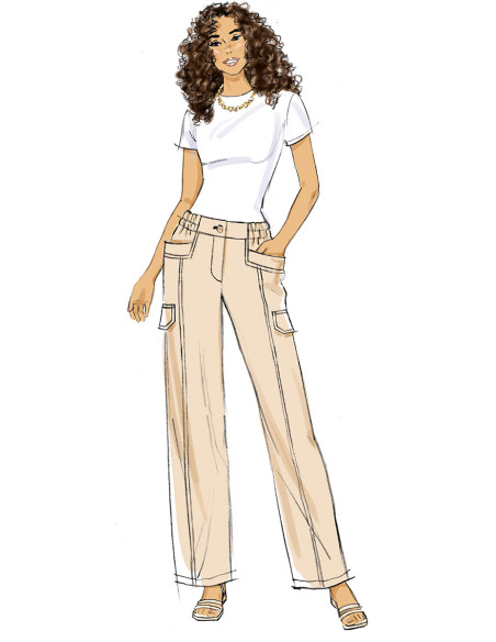 Patrón de short o pantalón - Butterick 6998