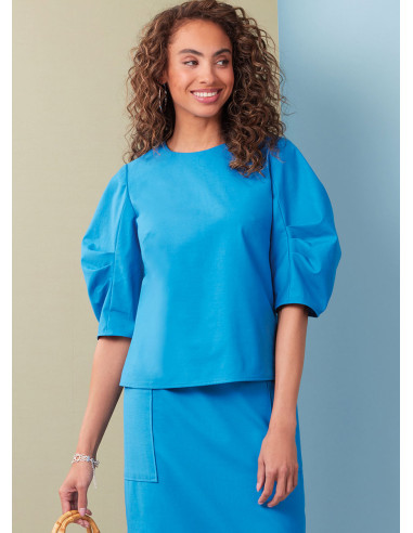 Patrón de blusa - Butterick 7002