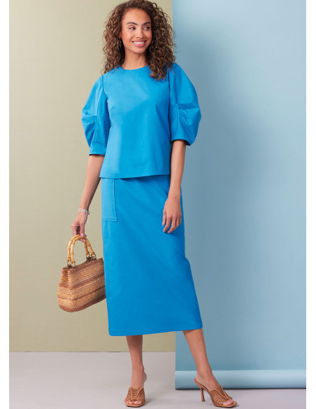 Patrón de blusa - Butterick 7002