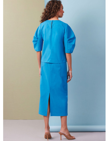 Patrón de blusa - Butterick 7002
