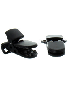 Pinza sujetachupetes KAM - Negro