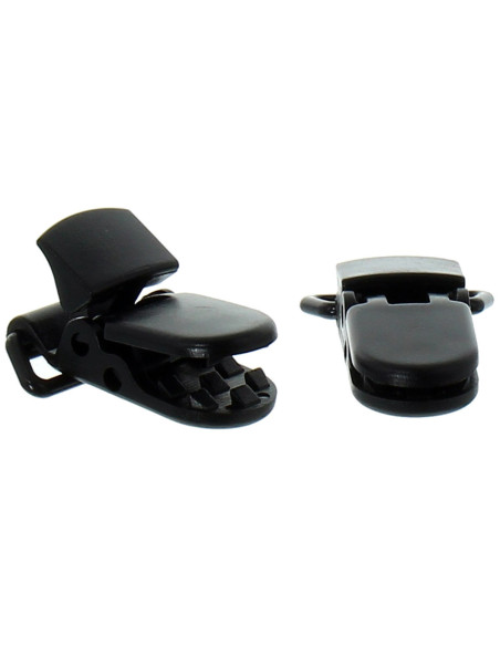 Pinza sujetachupetes KAM - Negro