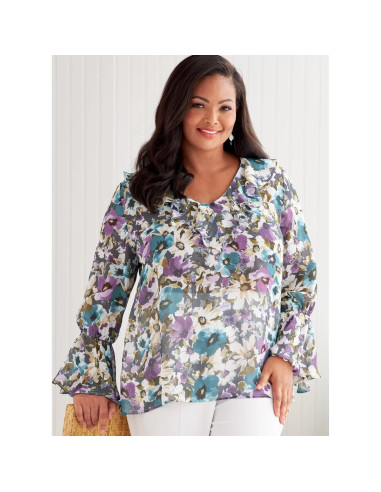 Patrón de blusa - Butterick 6814