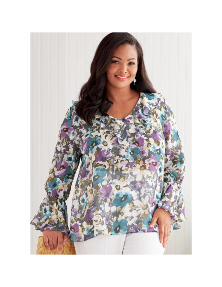 Patrón de blusa - Butterick 6814