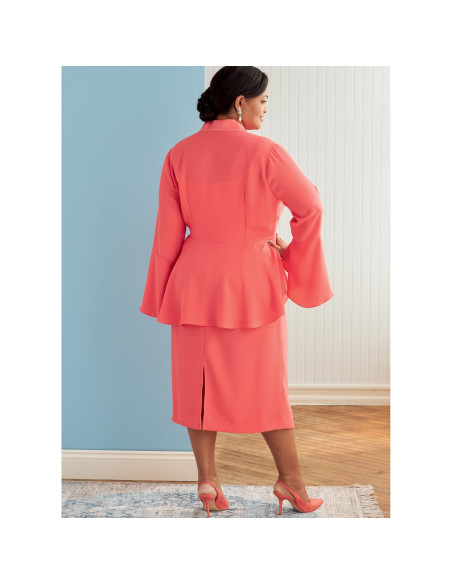 Patrón de chaqueta y falda - Butterick 6821