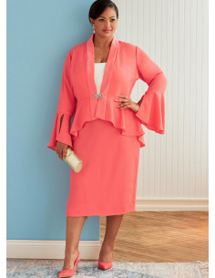 Patrón de chaqueta y falda - Butterick 6821