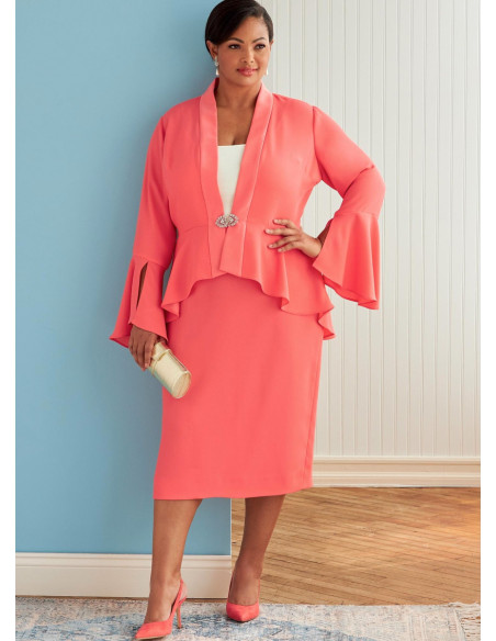 Patrón de chaqueta y falda - Butterick 6821