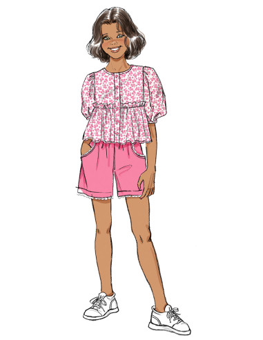 Patrón de blusa - Butterick 7034