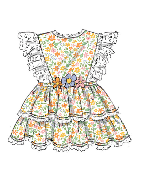Patron de barboteuse - Butterick 7031