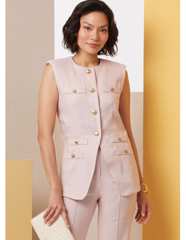 Patrón de chaleco - Butterick 7027