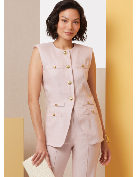 Patrón de chaleco - Butterick 7027