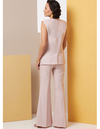 Patrón de chaleco - Butterick 7027