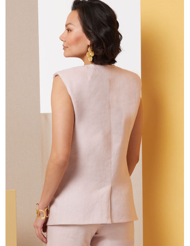 Patrón de chaleco - Butterick 7027