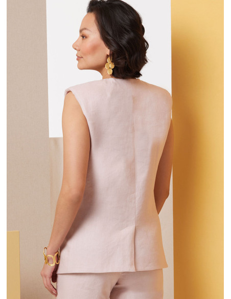 Patrón de chaleco - Butterick 7027