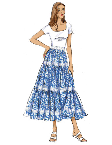 Patrón de faldas - Butterick 7025