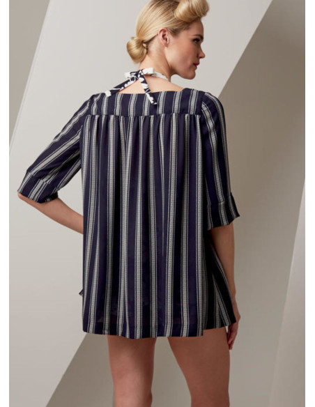 Patrón de sujetador, pantalón corto y sobre todo - Vogue 9255