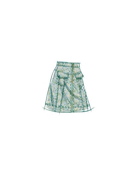 Patrón de falda - McCall's 8389